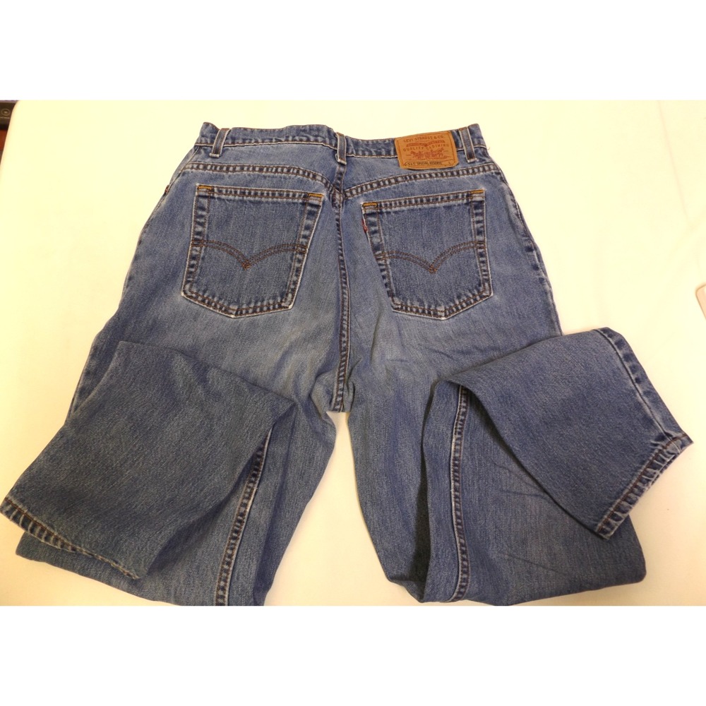Levi's 515 Special Reserve Jeans Blue‎ Size 14L, zip up 7 riveted pockets - Picture 4 of 8
